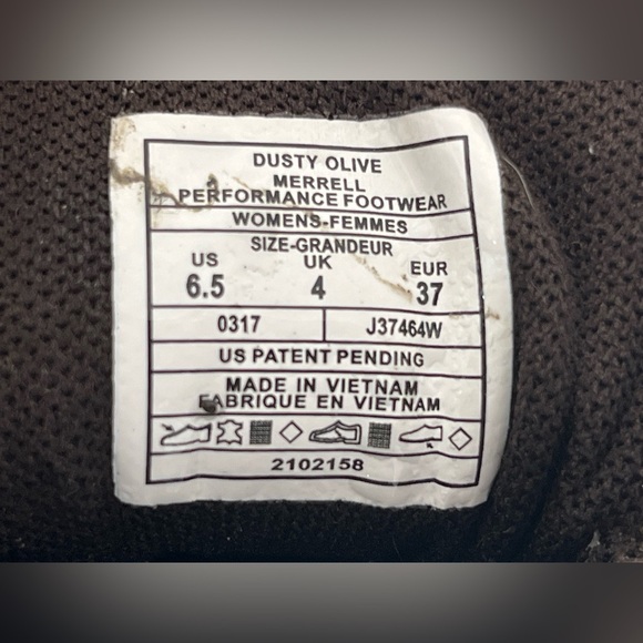 Merrell Womens Size 6.5 Siren Sport Q2 Dusty Olive Hiking Shoes J37464W Hikers - Picture 7 of 7